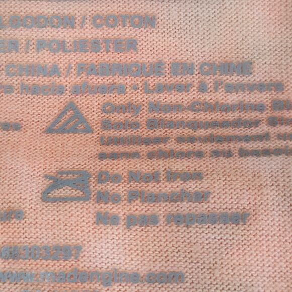 Star Wars Angry Baby Yoda Peach Tie Dye T-Shirt Size 2X - Picture 4 of 6